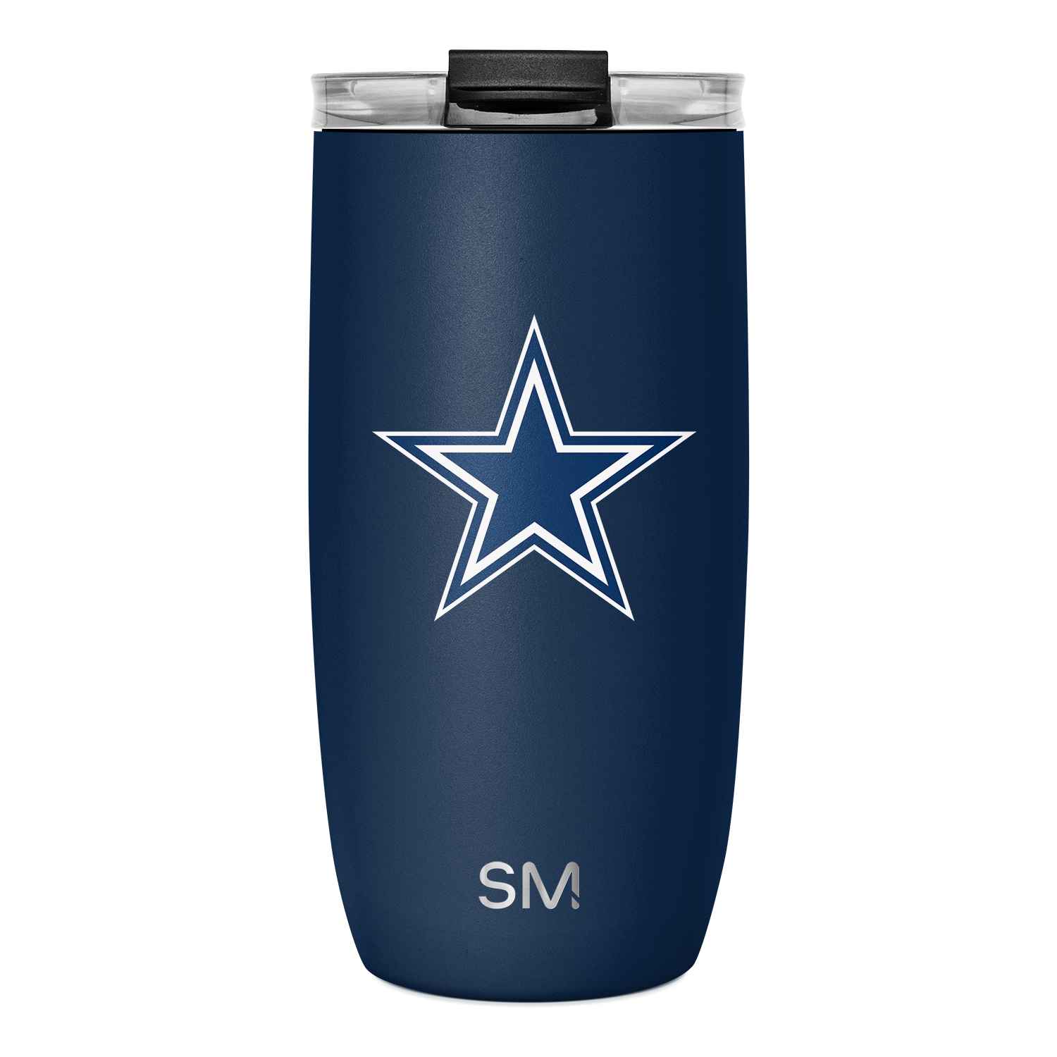 NFL Voyager Tumbler with Clear Flip Lid & Straw