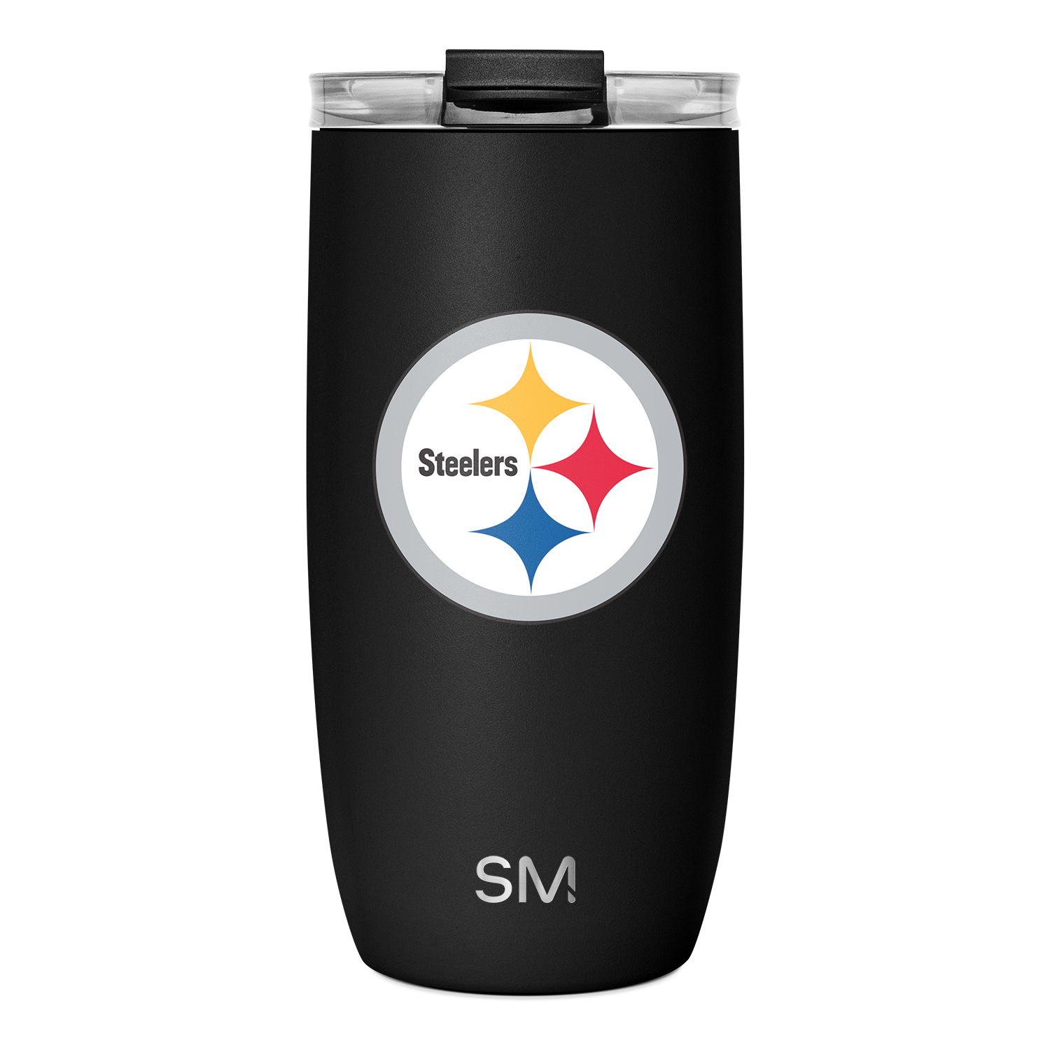 NFL Voyager Tumbler with Clear Flip Lid & Straw