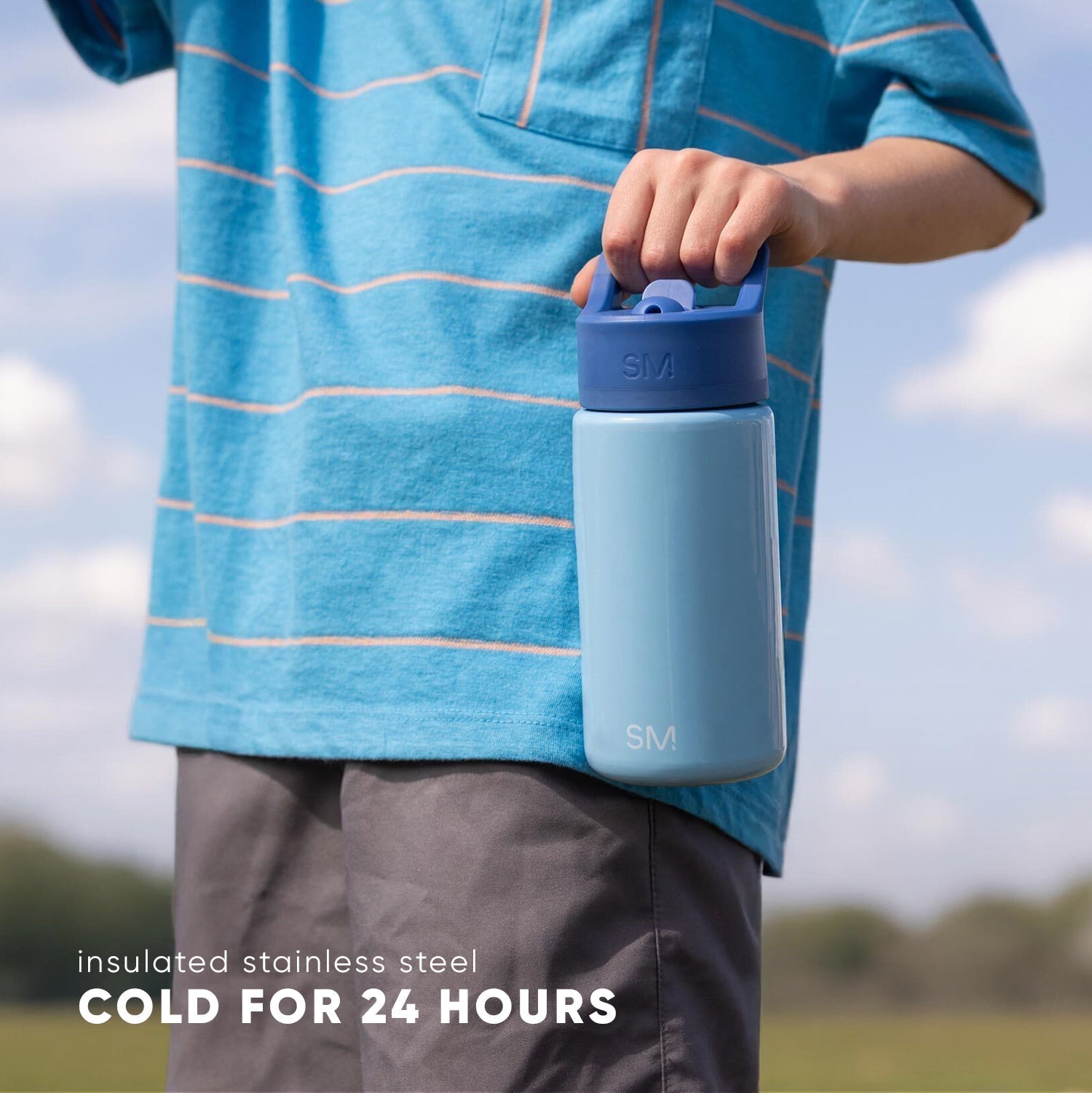 Summit Water Bottle with Straw Lid