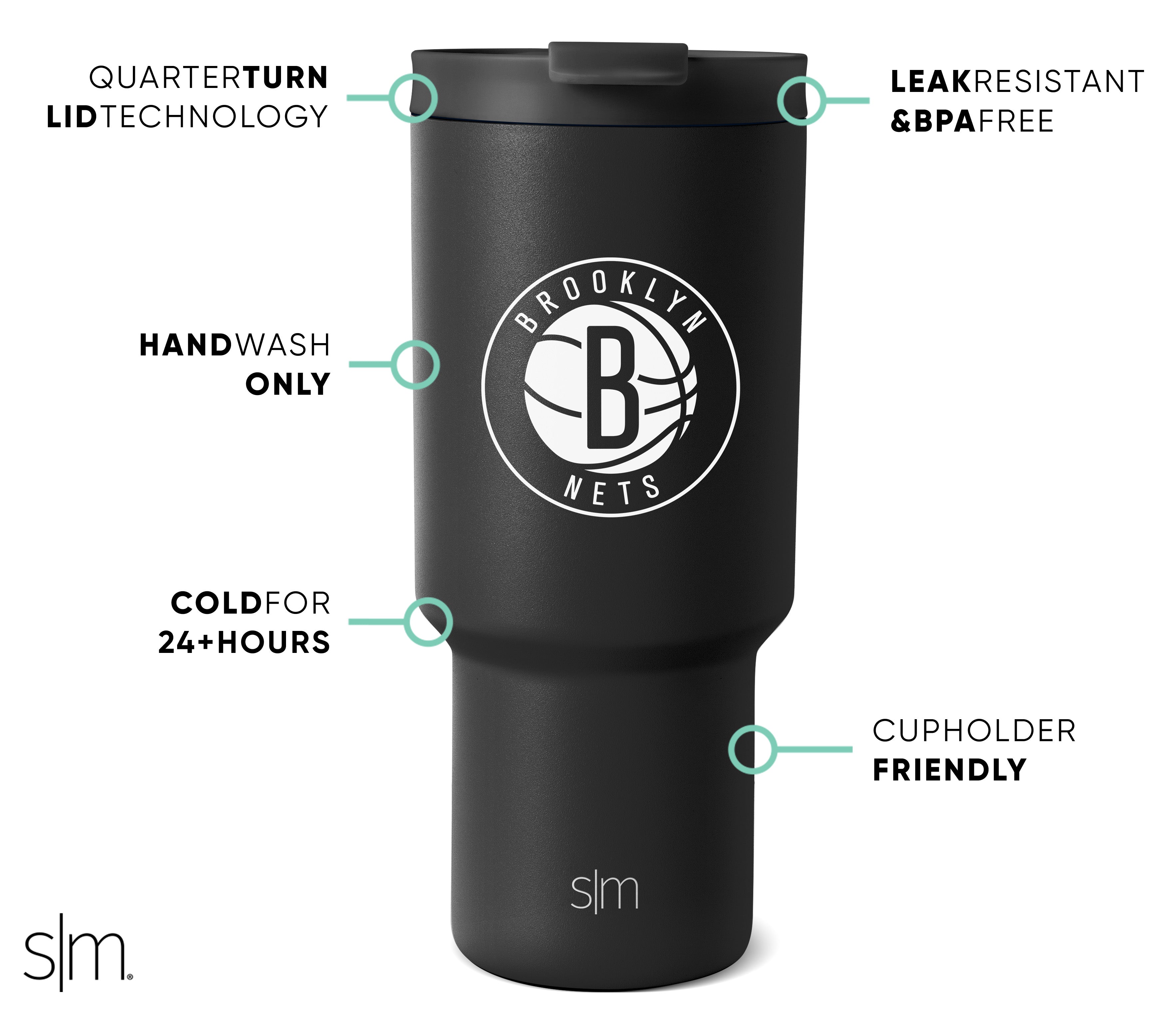 NBA Trek Tumbler with Flip Lid